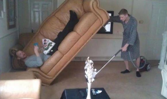 Do your cleaning at night